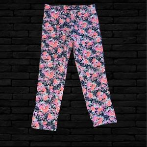 Baby Gap Girls Toddler Stretch Floral Thick Leggings 4T